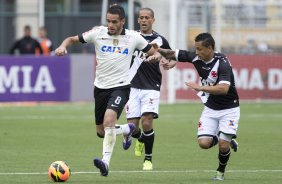 Durante a partida entre Corinthians x Vasco da Gama, realizada esta tarde no estdio do Pacaembu, vlida pela 35 rodada do Campeonato Brasileiro de 2013