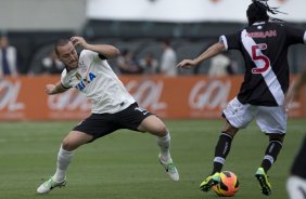 Durante a partida entre Corinthians x Vasco da Gama, realizada esta tarde no estdio do Pacaembu, vlida pela 35 rodada do Campeonato Brasileiro de 2013