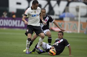 Durante a partida entre Corinthians x Vasco da Gama, realizada esta tarde no estdio do Pacaembu, vlida pela 35 rodada do Campeonato Brasileiro de 2013