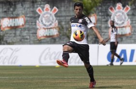 Durante o treino desta manh no CT Joaquim Grava, no Parque Ecolgico do Tiete. O prximo jogo da equipe ser domingo, dia 24/11, contra o Flamengo, no estdio do Maracan, vlido pela 36 rodada do Campeonato Brasileiro de 2013