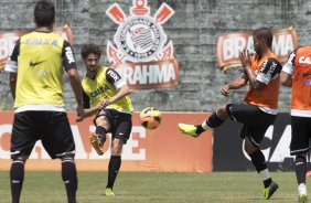 Durante o treino desta manh no CT Joaquim Grava, no Parque Ecolgico do Tiete. O prximo jogo da equipe ser domingo, dia 24/11, contra o Flamengo, no estdio do Maracan, vlido pela 36 rodada do Campeonato Brasileiro de 2013