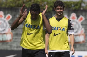 Durante o treino desta manhã no CT Joaquim Grava, no Parque Ecológico do Tiete. O próximo jogo da equipe será domingo, dia 24/11, contra o Flamengo, no estádio do Maracanã, válido pela 36ª rodada do Campeonato Brasileiro de 2013