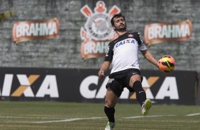 Durante o treino desta manh no CT Joaquim Grava, no Parque Ecolgico do Tiete. O prximo jogo da equipe ser domingo, dia 24/11, contra o Flamengo, no estdio do Maracan, vlido pela 36 rodada do Campeonato Brasileiro de 2013