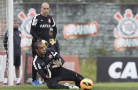 Durante o treino desta tarde no CT Joaquim Grava, no Parque Ecológico do Tiete. O próximo jogo da equipe será domingo, dia 24/11, contra o Flamengo, no estádio do Maracanã, válido pela 36ª rodada do Campeonato Brasileiro de 2013