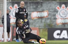 Durante o treino desta tarde no CT Joaquim Grava, no Parque Ecolgico do Tiete. O prximo jogo da equipe ser domingo, dia 24/11, contra o Flamengo, no estdio do Maracan, vlido pela 36 rodada do Campeonato Brasileiro de 2013