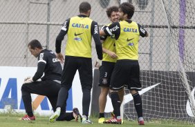 Durante o treino desta tarde no CT Joaquim Grava, no Parque Ecolgico do Tiete. O prximo jogo da equipe ser domingo, dia 24/11, contra o Flamengo, no estdio do Maracan, vlido pela 36 rodada do Campeonato Brasileiro de 2013