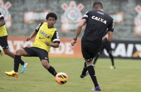 Durante o treino desta tarde no CT Joaquim Grava, no Parque Ecológico do Tiete. O próximo jogo da equipe será domingo, dia 24/11, contra o Flamengo, no estádio do Maracanã, válido pela 36ª rodada do Campeonato Brasileiro de 2013