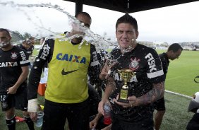 Durante o treino desta tarde no CT Joaquim Grava, no Parque Ecolgico do Tiete. O prximo jogo da equipe ser domingo, dia 24/11, contra o Flamengo, no estdio do Maracan, vlido pela 36 rodada do Campeonato Brasileiro de 2013