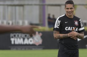 Durante o treino desta tarde no CT Joaquim Grava, no Parque Ecolgico do Tiete. O prximo jogo da equipe ser domingo, dia 24/11, contra o Flamengo, no estdio do Maracan, vlido pela 36 rodada do Campeonato Brasileiro de 2013