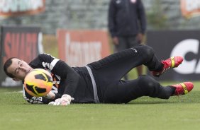 Durante o treino desta tarde no CT Joaquim Grava, no Parque Ecolgico do Tiete. O prximo jogo da equipe ser domingo, dia 24/11, contra o Flamengo, no estdio do Maracan, vlido pela 36 rodada do Campeonato Brasileiro de 2013