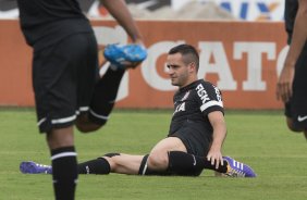 Durante o treino desta tarde no CT Joaquim Grava, no Parque Ecolgico do Tiete. O prximo jogo da equipe ser domingo, dia 24/11, contra o Flamengo, no estdio do Maracan, vlido pela 36 rodada do Campeonato Brasileiro de 2013