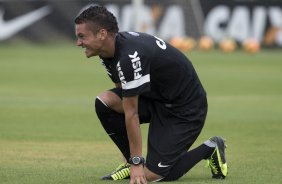 Durante o treino desta tarde no CT Joaquim Grava, no Parque Ecológico do Tiete. O próximo jogo da equipe será domingo, dia 24/11, contra o Flamengo, no estádio do Maracanã, válido pela 36ª rodada do Campeonato Brasileiro de 2013