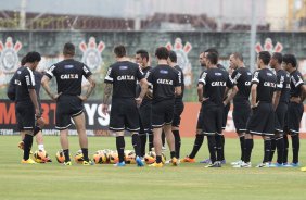 Durante o treino desta tarde no CT Joaquim Grava, no Parque Ecolgico do Tiete. O prximo jogo da equipe ser domingo, dia 24/11, contra o Flamengo, no estdio do Maracan, vlido pela 36 rodada do Campeonato Brasileiro de 2013