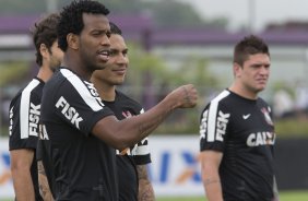 Durante o treino desta tarde no CT Joaquim Grava, no Parque Ecológico do Tiete. O próximo jogo da equipe será domingo, dia 24/11, contra o Flamengo, no estádio do Maracanã, válido pela 36ª rodada do Campeonato Brasileiro de 2013