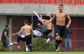 Corinthians campeao. Final do Campeonato Paulista sub 15. 23 de Novembro de 2013, Cotia, So Paulo, Brasil