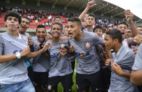 Corinthians campeao. Final do Campeonato Paulista sub 15. 23 de Novembro de 2013, Cotia, São Paulo, Brasil