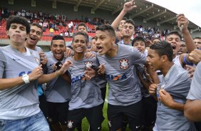 Corinthians campeao. Final do Campeonato Paulista sub 15. 23 de Novembro de 2013, Cotia, So Paulo, Brasil