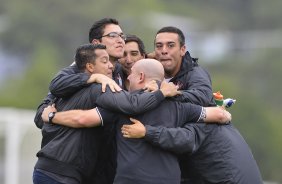 Corinthians campeao. Final do Campeonato Paulista sub 15. 23 de Novembro de 2013, Cotia, So Paulo, Brasil