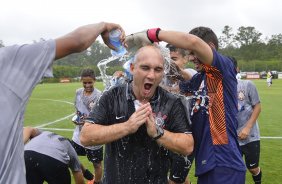 Corinthians campeao. Final do Campeonato Paulista sub 15. 23 de Novembro de 2013, Cotia, So Paulo, Brasil