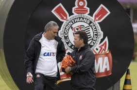 Durante o treino desta manh no CT Joaquim Grava, no Parque Ecolgico do Tiete. O prximo jogo da equipe ser amanh, domingo, dia 24/11, contra o Flamengo, no estdio do Maracan, vlido pela 36 rodada do Campeonato Brasileiro de 2013