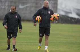 Durante o treino desta manhã no CT Joaquim Grava, no Parque Ecológico do Tiete. O próximo jogo da equipe será amanhã, domingo, dia 24/11, contra o Flamengo, no estádio do Maracanã, válido pela 36ª rodada do Campeonato Brasileiro de 2013
