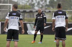 Durante o treino desta manh no CT Joaquim Grava, no Parque Ecolgico do Tiete. O prximo jogo da equipe ser amanh, domingo, dia 24/11, contra o Flamengo, no estdio do Maracan, vlido pela 36 rodada do Campeonato Brasileiro de 2013