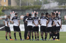 Durante o treino desta manhã no CT Joaquim Grava, no Parque Ecológico do Tiete. O próximo jogo da equipe será amanhã, domingo, dia 24/11, contra o Flamengo, no estádio do Maracanã, válido pela 36ª rodada do Campeonato Brasileiro de 2013