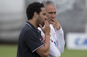 Durante o treino desta manh no CT Joaquim Grava, no Parque Ecolgico do Tiete. O prximo jogo da equipe ser sbado, dia 30/11, contra o Internacional/RS, no estdio do Maracan, vlido pela 37 rodada do Campeonato Brasileiro de 2013