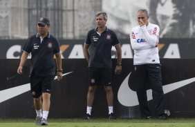 Durante o treino desta manh no CT Joaquim Grava, no Parque Ecolgico do Tiete. O prximo jogo da equipe ser sbado, dia 30/11, contra o Internacional/RS, no estdio do Maracan, vlido pela 37 rodada do Campeonato Brasileiro de 2013