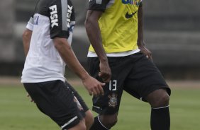 Durante o treino desta manh no CT Joaquim Grava, no Parque Ecolgico do Tiete. O prximo jogo da equipe ser sbado, dia 30/11, contra o Internacional/RS, no estdio do Maracan, vlido pela 37 rodada do Campeonato Brasileiro de 2013