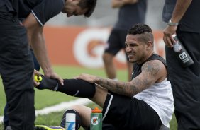 Durante o treino desta tarde no CT Joaquim Grava, no Parque Ecológico do Tiete. O próximo jogo da equipe será sábado, dia 30/11, contra o Internacional/RS, no estádio do Maracanã, válido pela 37ª rodada do Campeonato Brasileiro de 2013