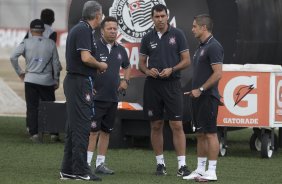 Durante o treino desta tarde no CT Joaquim Grava, no Parque Ecológico do Tiete. O próximo jogo da equipe será sábado, dia 30/11, contra o Internacional/RS, no estádio do Maracanã, válido pela 37ª rodada do Campeonato Brasileiro de 2013
