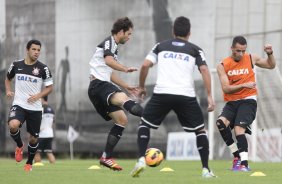 Durante o treino desta tarde no CT Joaquim Grava, no Parque Ecológico do Tiete. O próximo jogo da equipe será sábado, dia 30/11, contra o Internacional/RS, no estádio do Maracanã, válido pela 37ª rodada do Campeonato Brasileiro de 2013