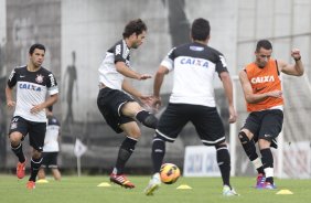 Durante o treino desta tarde no CT Joaquim Grava, no Parque Ecolgico do Tiete. O prximo jogo da equipe ser sbado, dia 30/11, contra o Internacional/RS, no estdio do Maracan, vlido pela 37 rodada do Campeonato Brasileiro de 2013