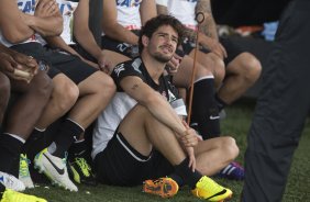 Durante o treino desta tarde no CT Joaquim Grava, no Parque Ecológico do Tiete. O próximo jogo da equipe será sábado, dia 30/11, contra o Internacional/RS, no estádio do Maracanã, válido pela 37ª rodada do Campeonato Brasileiro de 2013