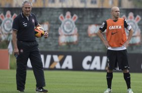 Durante o treino desta tarde no CT Joaquim Grava, no Parque Ecológico do Tiete. O próximo jogo da equipe será sábado, dia 30/11, contra o Internacional/RS, no estádio do Maracanã, válido pela 37ª rodada do Campeonato Brasileiro de 2013
