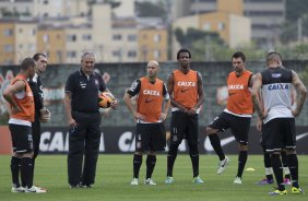 Durante o treino desta tarde no CT Joaquim Grava, no Parque Ecológico do Tiete. O próximo jogo da equipe será sábado, dia 30/11, contra o Internacional/RS, no estádio do Maracanã, válido pela 37ª rodada do Campeonato Brasileiro de 2013