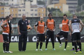 Durante o treino desta tarde no CT Joaquim Grava, no Parque Ecolgico do Tiete. O prximo jogo da equipe ser sbado, dia 30/11, contra o Internacional/RS, no estdio do Maracan, vlido pela 37 rodada do Campeonato Brasileiro de 2013