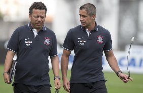 Durante o treino desta tarde no CT Joaquim Grava, no Parque Ecológico do Tiete. O próximo jogo da equipe será sábado, dia 30/11, contra o Internacional/RS, no estádio do Maracanã, válido pela 37ª rodada do Campeonato Brasileiro de 2013