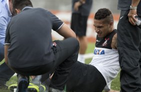 Durante o treino desta tarde no CT Joaquim Grava, no Parque Ecológico do Tiete. O próximo jogo da equipe será sábado, dia 30/11, contra o Internacional/RS, no estádio do Maracanã, válido pela 37ª rodada do Campeonato Brasileiro de 2013
