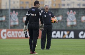 Durante o treino desta tarde no CT Joaquim Grava, no Parque Ecolgico do Tiete. O prximo jogo da equipe ser sbado, dia 30/11, contra o Internacional/RS, no estdio do Maracan, vlido pela 37 rodada do Campeonato Brasileiro de 2013