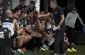 Durante o treino desta tarde no CT Joaquim Grava, no Parque Ecológico do Tiete. O próximo jogo da equipe será sábado, dia 30/11, contra o Internacional/RS, no estádio do Maracanã, válido pela 37ª rodada do Campeonato Brasileiro de 2013