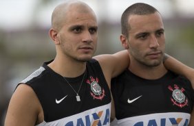 Durante o treino desta tarde no CT Joaquim Grava, no Parque Ecológico do Tiete. O próximo jogo da equipe será sábado, dia 30/11, contra o Internacional/RS, no estádio do Maracanã, válido pela 37ª rodada do Campeonato Brasileiro de 2013