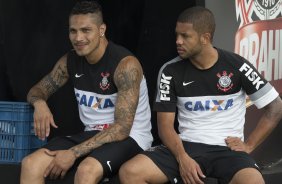 Durante o treino desta tarde no CT Joaquim Grava, no Parque Ecológico do Tiete. O próximo jogo da equipe será sábado, dia 30/11, contra o Internacional/RS, no estádio do Maracanã, válido pela 37ª rodada do Campeonato Brasileiro de 2013
