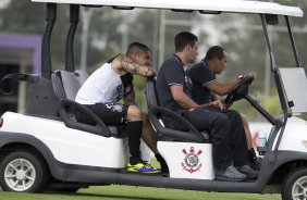 Durante o treino desta tarde no CT Joaquim Grava, no Parque Ecolgico do Tiete. O prximo jogo da equipe ser sbado, dia 30/11, contra o Internacional/RS, no estdio do Maracan, vlido pela 37 rodada do Campeonato Brasileiro de 2013