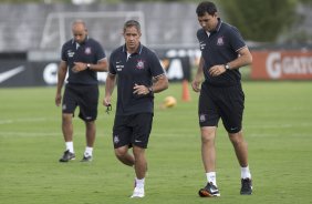 Durante o treino desta tarde no CT Joaquim Grava, no Parque Ecológico do Tiete. O próximo jogo da equipe será sábado, dia 30/11, contra o Internacional/RS, no estádio do Maracanã, válido pela 37ª rodada do Campeonato Brasileiro de 2013