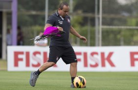 Durante o treino desta tarde no CT Joaquim Grava, no Parque Ecológico do Tiete. O próximo jogo da equipe será sábado, dia 30/11, contra o Internacional/RS, no estádio do Maracanã, válido pela 37ª rodada do Campeonato Brasileiro de 2013