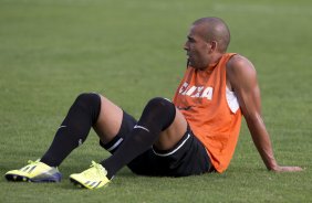 Durante o treino desta tarde no CT Joaquim Grava, no Parque Ecológico do Tiete. O próximo jogo da equipe será sábado, dia 30/11, contra o Internacional/RS, no estádio do Maracanã, válido pela 37ª rodada do Campeonato Brasileiro de 2013