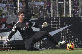 Durante o treino desta tarde no CT Joaquim Grava, no Parque Ecolgico do Tiete. O prximo jogo da equipe ser amanh, sbado, dia 30/11, contra o Internacional/RS, no estdio do Maracan, vlido pela 37 rodada do Campeonato Brasileiro de 2013