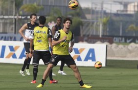 Durante o treino desta tarde no CT Joaquim Grava, no Parque Ecolgico do Tiete. O prximo jogo da equipe ser amanh, sbado, dia 30/11, contra o Internacional/RS, no estdio do Maracan, vlido pela 37 rodada do Campeonato Brasileiro de 2013